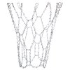 Metal basketbalová síťka stříbrná