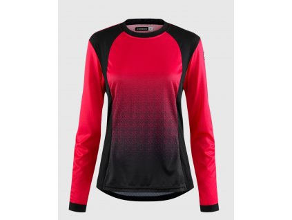 TRAIL WOMENS LS JERSEY T3 ZODZILLA lunar red