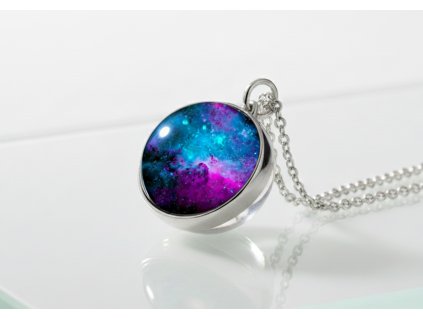 Stříbrný náhrdelník NEBULA