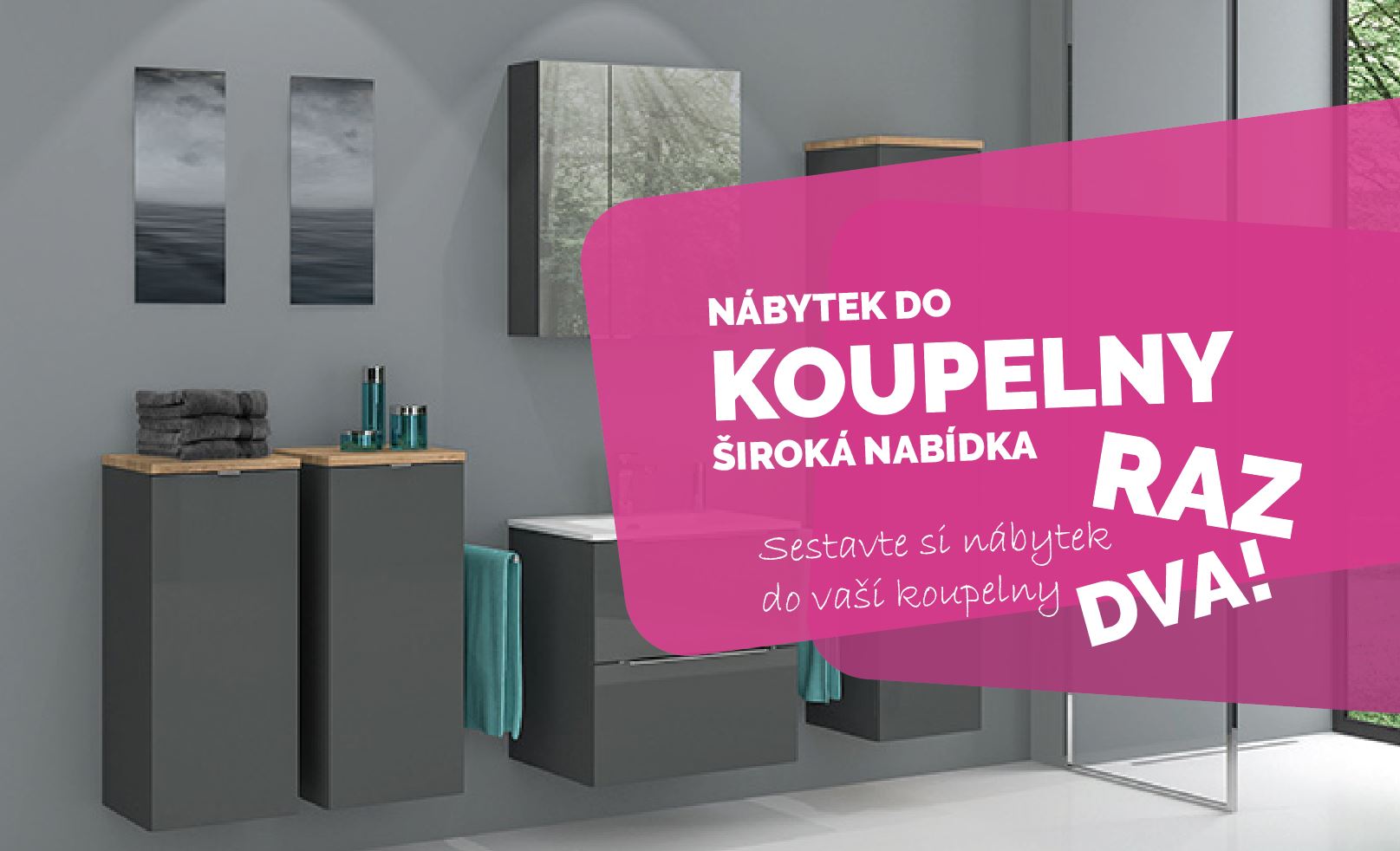 Sestavy koupelnového nábytku