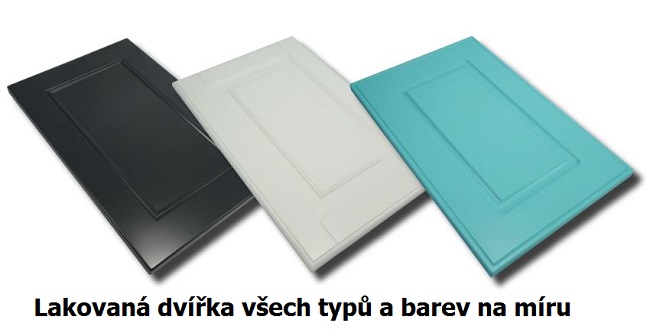 Lakovaná dvířka na míru