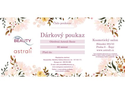 Dárkový poukaz Astrali