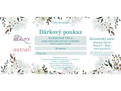 Dárkový poukaz Astrali