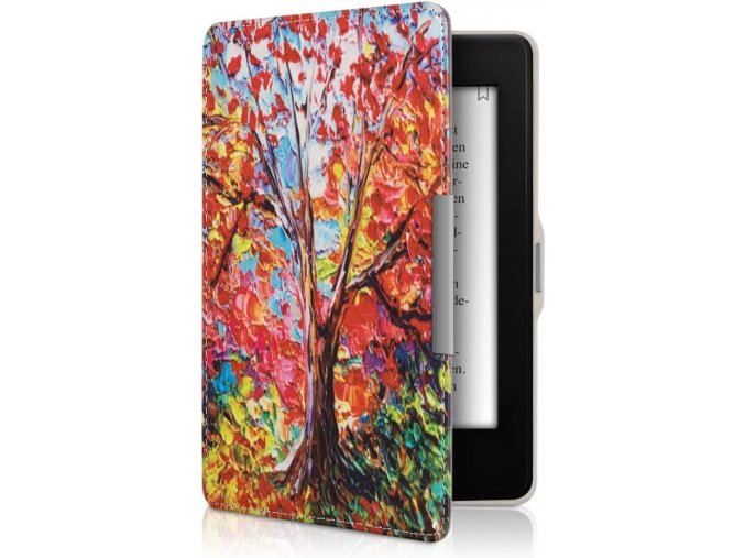 Pouzdro KW Mobile - Autumn Tree - KW2313610 - pro Amazon Kindle Paperwhite 1/2/3 - vícebarevné  + ZDARMA 7500 KNIH NA DVD + BALÍČKY KNIH V CENĚ 1400,-Kč + ZÁRUKA 3 ROKY