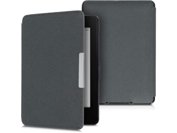Pouzdro KW Mobile - Nylon Book - KW4948773 - pro Amazon Kindle Paperwhite 1/2/3 - antracitové  KW Mobile obal na Amazon Kindle Paperwhite 1/2/3, flip, Nylon Book, antracitový, AutoSleep + záruka 3 roky + dárky zdarma