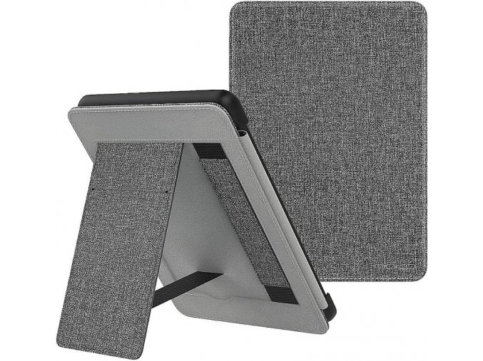 Pouzdro Benello SK-03 na Amazon Kindle Paperwhite 1/2/3/4 - šedé (Demon Grey)  Obal Benello SK-03 na Kindle Paperwhite 1/2/3/4, magnet, kapsa, stojánek, šedý + záruka 3 roky + dárky zdarma