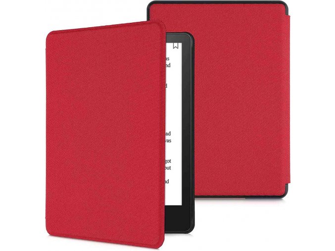 Pouzdro KW Mobile - Nylon Book - KW5626509 - pro Amazon Kindle Paperwhite 5 (2021) - červené  + ZDARMA 7500 KNIH NA DVD + BALÍČKY KNIH V CENĚ 1400,-Kč + ZÁRUKA 3 ROKY