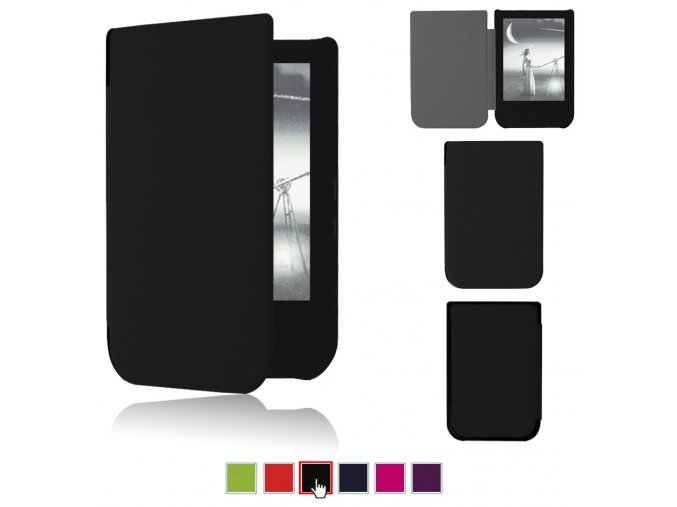 Pouzdro Durable Lock PB-08 pro Pocketbook 631 - černé  + ZDARMA 7500 KNIH NA DVD + BALÍČKY KNIH V CENĚ 1400,-Kč + ZÁRUKA 3 ROKY
