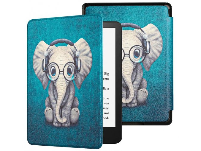 Pouzdro Durable Lock KPW-19 pro Amazon Kindle Paperwhite 5 (2021) - Elephant  + ZDARMA 7500 KNIH NA DVD + BALÍČKY KNIH V CENĚ 1400,-Kč + ZÁRUKA 3 ROKY