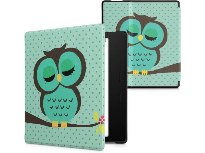 Pouzdro KW Mobile - Sleeping Owl - KW4941724 - pro Amazon Kindle Oasis 2/3 - vícebarevné  + ZDARMA 7500 KNIH NA DVD + BALÍČKY KNIH V CENĚ 1400,-Kč + ZÁRUKA 3 ROKY