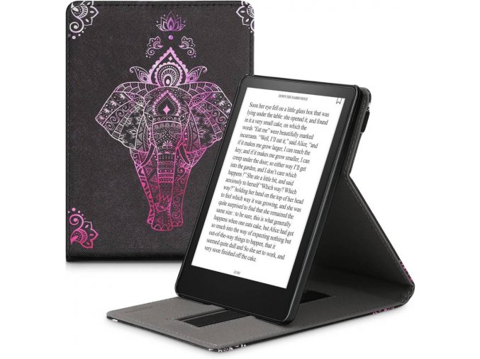 Pouzdro KW Mobile - Elephant Sketch - KW5626410 - pro Amazon Kindle Paperwhite 5 (2021) - vícebarevné  + ZDARMA 7500 KNIH NA DVD + BALÍČKY KNIH V CENĚ 1400,-Kč + ZÁRUKA 3 ROKY