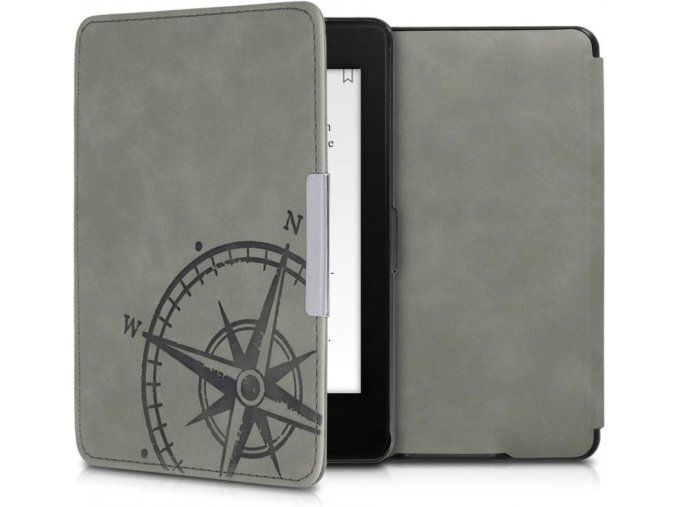 Pouzdro KW Mobile - Navigational Compass - KW4974702 - pro Amazon Kindle Paperwhite 1/2/3 - šedé  + ZDARMA 7500 KNIH NA DVD + BALÍČKY KNIH V CENĚ 1400,-Kč + ZÁRUKA 3 ROKY