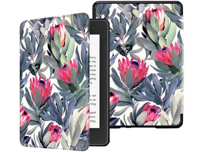Pouzdro Durable Lock KPW-35 pro Amazon Kindle Paperwhite 5 (2021) - Flower Bush  + ZDARMA 7500 KNIH NA DVD + BALÍČKY KNIH V CENĚ 1400,-Kč + ZÁRUKA 3 ROKY