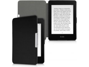 Pouzdro KW Mobile (Kalibri) - Real Leather - KA4577901 - pro Amazon Kindle Paperwhite 1/2/3 - černá kůže  + ZDARMA 7500 KNIH NA DVD + BALÍČKY KNIH V CENĚ 1400,-Kč + ZÁRUKA 3 ROKY