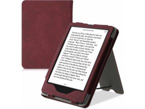 Pouzdro KW Mobile - Nubuck Desert Red - KW5762020 - pro Amazon Kindle Paperwhite 1/2/3 - Dark Red  + ZDARMA 7500 KNIH NA DVD + BALÍČKY KNIH V CENĚ 1400,-Kč + ZÁRUKA 3 ROKY