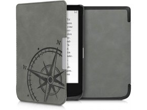 Pouzdro KW Mobile - Navigational Compass - KW5022801 - pro Pocketbook 616/617/627/628/632/633 - šedé  + ZDARMA 7500 KNIH NA DVD + BALÍČKY KNIH V CENĚ 1400,-Kč + ZÁRUKA 3 ROKY