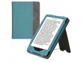 Pouzdro KW Mobile Double Leather - KW5626104 - pro Amazon Kindle Paperwhite 5 (2021) - šedá, modrá  + ZDARMA 7500 KNIH NA DVD + BALÍČKY KNIH V CENĚ 1400,-Kč + ZÁRUKA 3 ROKY