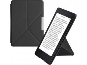 Pouzdro KW Mobile - Origami Black - KW4578001 - pro Amazon Kindle Paperwhite 1/2/3 - černé  + ZDARMA 7500 KNIH NA DVD + BALÍČKY KNIH V CENĚ 1400,-Kč + ZÁRUKA 3 ROKY