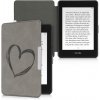 Pouzdro KW Mobile - Brushed Heart - KW4897505 - pro Amazon Kindle Paperwhite 4 (2018) - šedé  + ZDARMA 7500 KNIH NA DVD + BALÍČKY KNIH V CENĚ 1400,-Kč + ZÁRUKA 3 ROKY