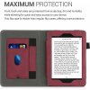 Pouzdro KW Mobile - Nubuck Brushed Heart - KW5022204 - pro Amazon Kindle Paperwhite 4 (2018) - Dark Red  + ZDARMA 7500 KNIH NA DVD + BALÍČKY KNIH V CENĚ 1400,-Kč + ZÁRUKA 3 ROKY