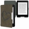 Pouzdro KW Mobile Felt Brushed Heart - KW5492402 - pro Amazon Kindle Paperwhite 4 (2018) - hnědé  + ZDARMA 7500 KNIH NA DVD + BALÍČKY KNIH V CENĚ 1400,-Kč + ZÁRUKA 3 ROKY