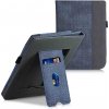 Pouzdro KW Mobile Double Leather - KW5364803 - pro Pocketbook 740/741 - barva grey, denim  + ZDARMA 7500 KNIH NA DVD + BALÍČKY KNIH V CENĚ 1400,-Kč + ZÁRUKA 3 ROKY