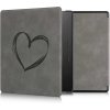 Pouzdro KW Mobile - Brushed Heart - KW5697202 - pro Amazon Kindle Oasis 2/3 - šedé  + ZDARMA 7500 KNIH NA DVD + BALÍČKY KNIH V CENĚ 1400,-Kč + ZÁRUKA 3 ROKY