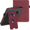 Pouzdro KW Mobile - Nubuck Brushed Heart - KW5626202 - pro Amazon Kindle Paperwhite 5 (2021) - Dark Red  + ZDARMA 7500 KNIH NA DVD + BALÍČKY KNIH V CENĚ 1400,-Kč + ZÁRUKA 3 ROKY