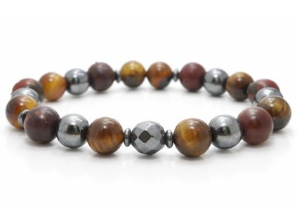 hematit tigrisszem jaspis karkoto 2216