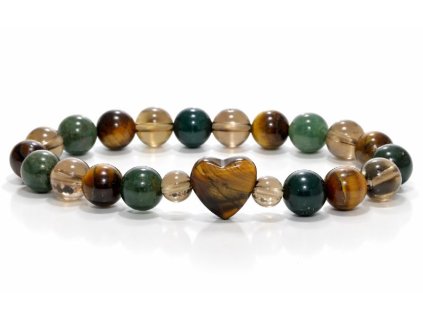 tigrisszem fustkvarc mohaachat karkoto 2612