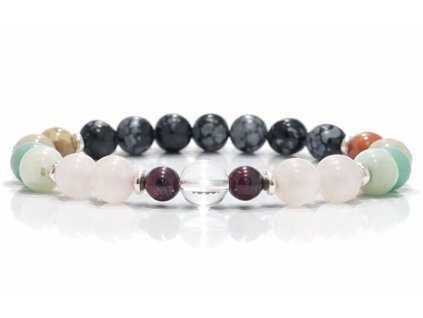 obszidian amazonit rozsakvarc granat hegyikristaly karkoto 399