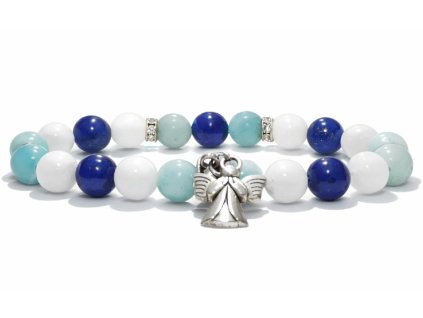 amazonit lapis lazuli tejkvarc noi asvany karkoto angyal medallal 78