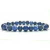 Lapis lazuli lávakő ónix szodalit hematit ásvány karkötő 9048