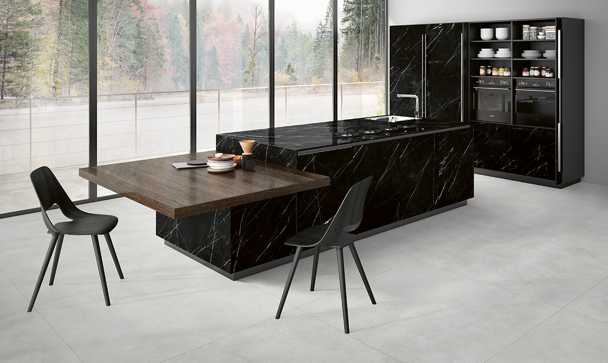 Large Format Ceramic-MARQUINA: Black