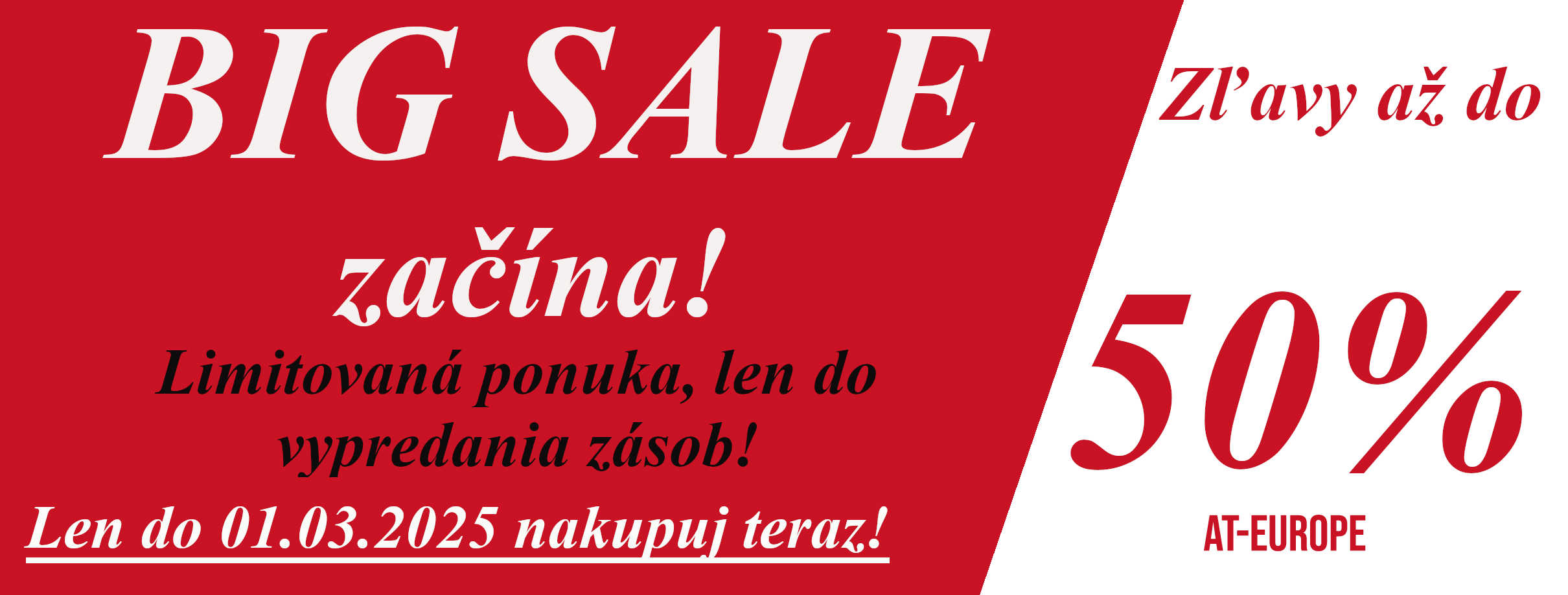 Sonderrabatte – Begrenztes Angebot!