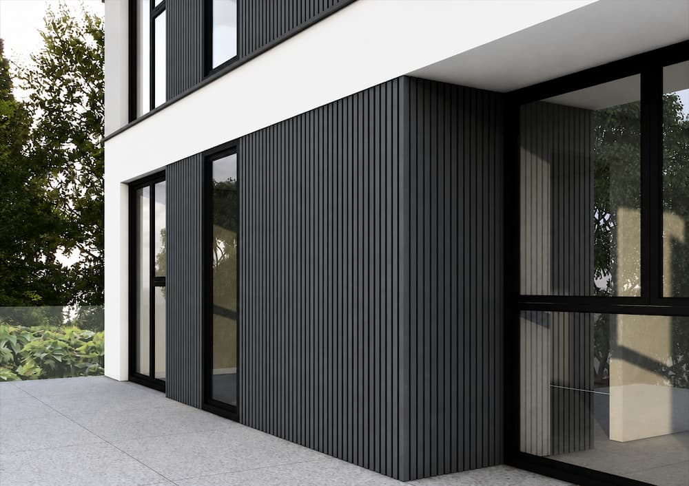 WPC fasádne lamely Ash Grey