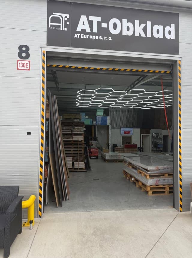 Showroom a centrálny sklad AT-Obklad v Rovinke