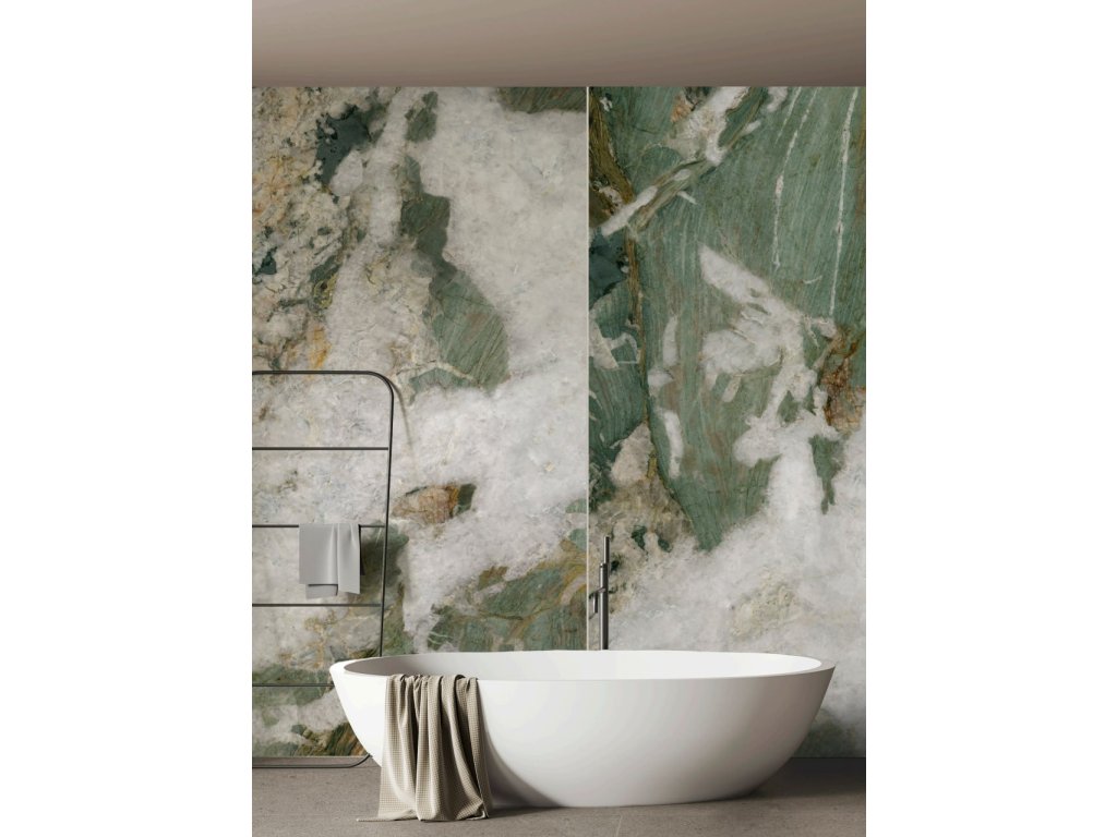 VEĽKOFORMÁTOVÉ DLAŽBA-SALVIA Green-MARBLE EXOTIC · PATAGONIA Kolekcia -Matná/Leštená