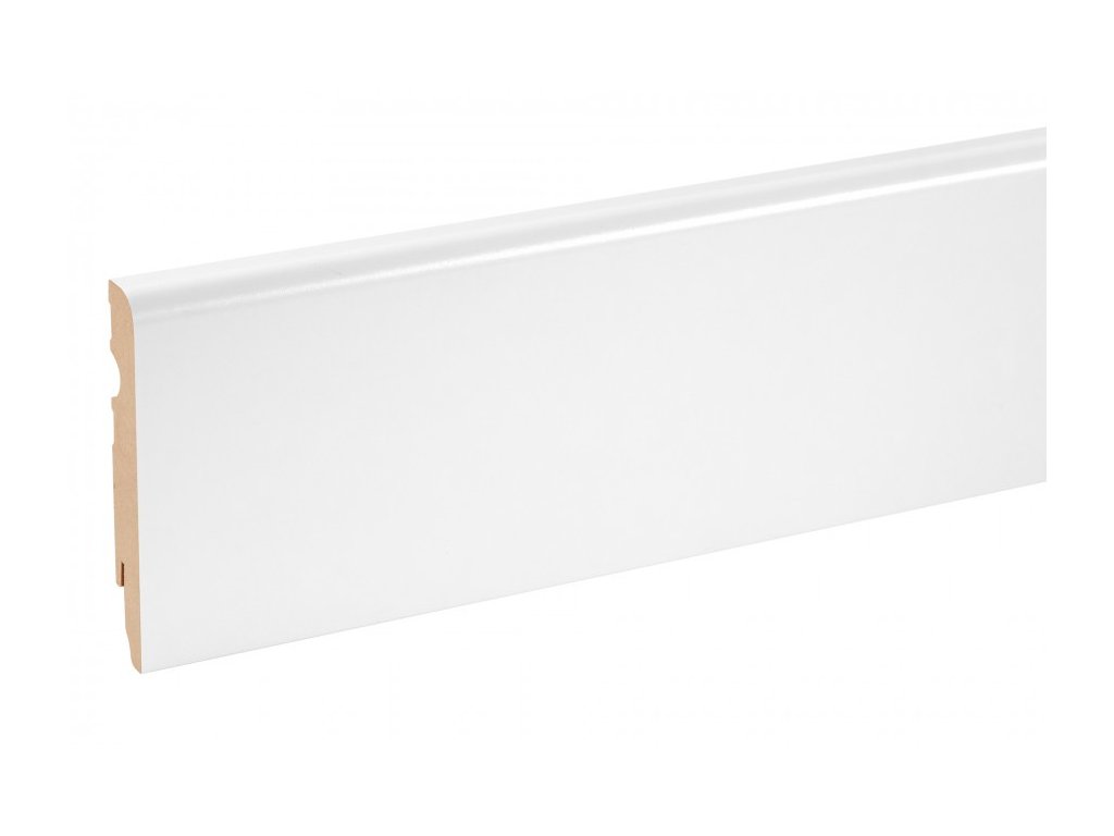 LAKOVANÁ MDF PODLAHOVÁ LIŠTA - V = 100 mm