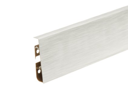 white brushed aluminium matt