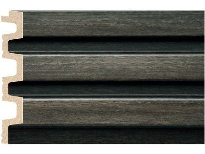 Decorative lamel panel-AP-023-027- brown-(2700x150x25 mm)