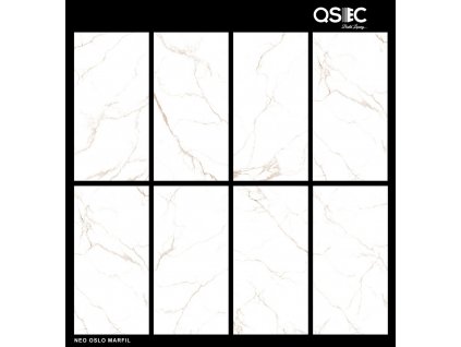 Ceramic tile- NEO OSLO MARFIL-60x120 cm-WHITE-Super glossy