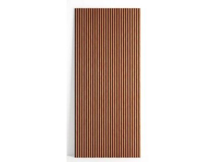 akusticky lamelovy panel mdf red oak 60x280 cm