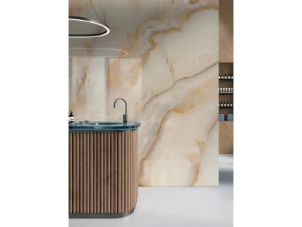 LARGE FORMAT TILE-DAFNE Warm-MARBLE · ONICE Collection-matt/polished
