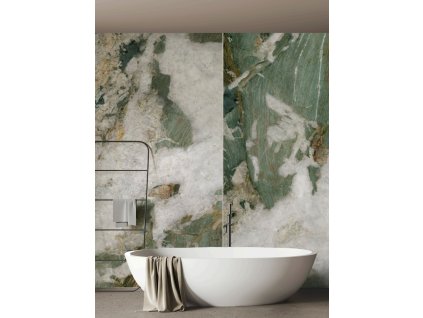 VEĽKOFORMÁTOVÉ DLAŽBA-SALVIA Green-MARBLE EXOTIC · PATAGONIA Kolekcia -Matná/Leštená