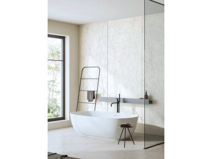Large format porcelain tile DONCELLA White – Marble Crystal | Polished