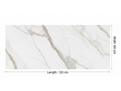 lexibilny mramorovy pvc panel design Carrara Gold.