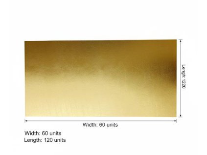 pvc marble sheet solid gold 60x120cm