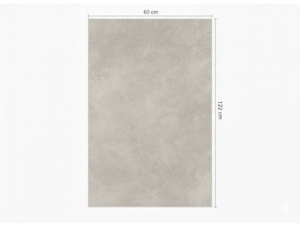 AT-Europe: Matný PVC obklad na stenu Taupe Betonstein (VZ-NEW-05-60) v rozmere 60x122 cm. 100% vodeodolný mramorový panel narezaný na mieru.