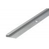 Koncový profil pre LVT panely strieborný 5,1 mm